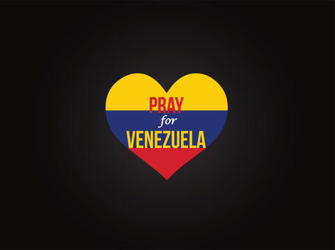 Pray for Venezuela Concept vector design. Massive earthquake hit Venezuela.	