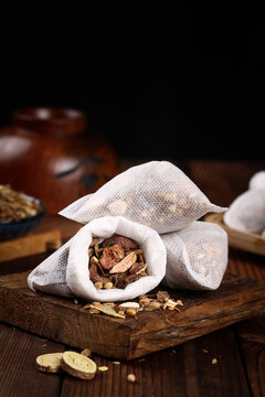 Dried Sichuan Peppercorns in Cloth Packets - Spice Wholesale Goods