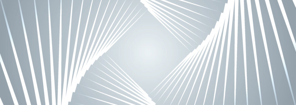 Smooth gray gradient abstract background with elegant white swirling lines decoration. Minimalist design with modern moving line elements. Vector illustration VOL. 4