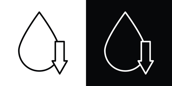 Low water level icon