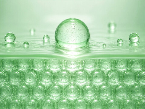 Green Cica Hydrogel Moisture Capsules