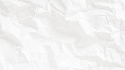Fototapeta premium wrinkled white paper texture with visible creases and folds creating abstract distressed background for design and creative projects