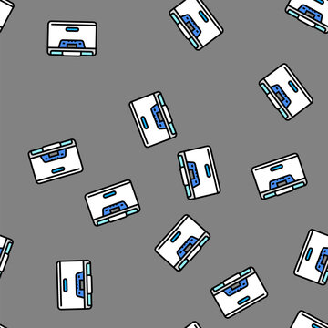 ultrasonic cleaner orthodontist vector seamless pattern ultrasonic cleaner orthodontist sign illustration