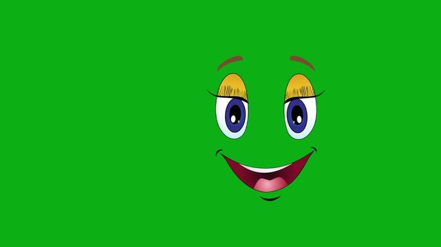 face cheerful glamorous female smile lipstick beauty premium stock asset element for professional video creators. this specialized graphic layer is optimized perfectly for overlay