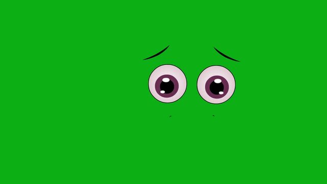 face sad pouting crying round eyes tear premium stock asset element for professional video creators. this specialized graphic layer is optimized perfectly for overlay design