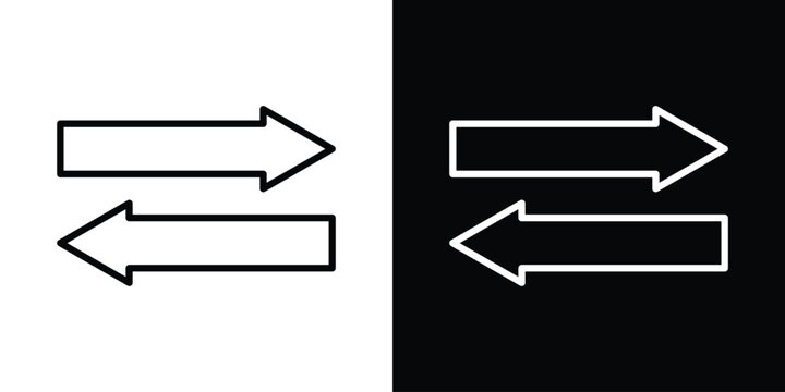 Transfer arrows icon