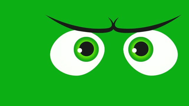 eyes angry evil green monster creature glare premium stock asset element for professional video creators. this specialized graphic layer is optimized perfectly for overlay design