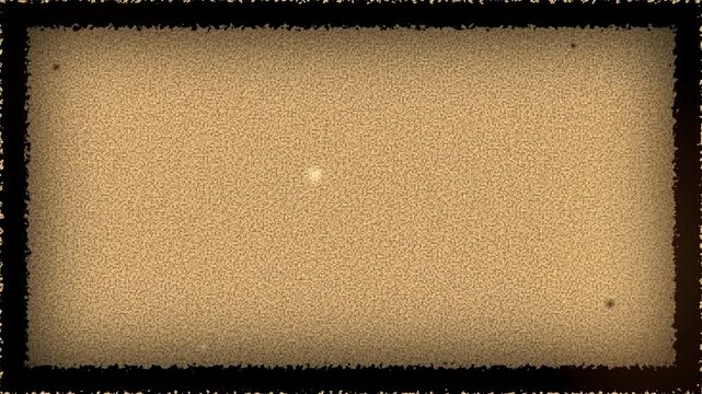 Grunge Film Border with Pulsing Light Leaks