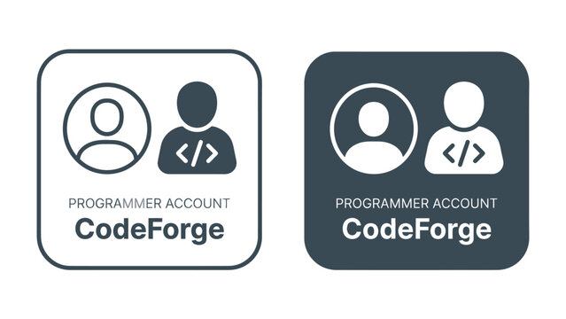 Programmer Account Icons
