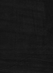 Fototapeta premium Black fabric texture with a detailed woven canvas surface pattern