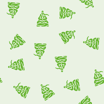daoist sage taoism vector glyph seamless pattern daoist sage taoism sign illustration