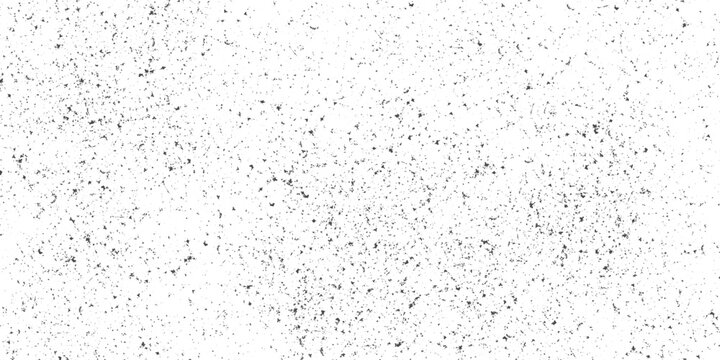 Dirty Dust Film Grain Grunge Overlay with White Background Noise Particles and Plastisol Texture Vector Illustration.