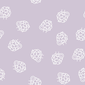 interstitial lung disease vector line seamless pattern interstitial lung disease sign illustration