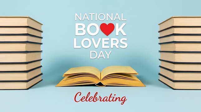 National book lovers day celebrating reading and literature