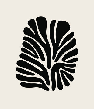 abstract black visual silhouette fluidity