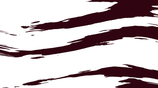 Dark Red Brush Strokes on White Background - Abstract Paint Splatter Art