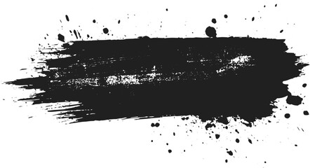 Fototapeta premium Abstract Brush Splash Texture, Dynamic Ink Paint Stroke with Artistic Grunge Effect.