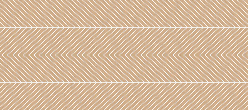 Seamless light brown wood pattern featuring chevron stripes and clean white lines.