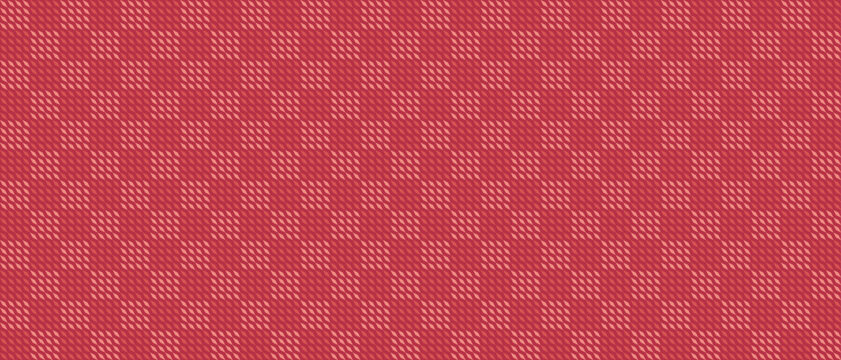 Seamless textured red pattern featuring continuous diagonal stripes forming a woven fabric design.