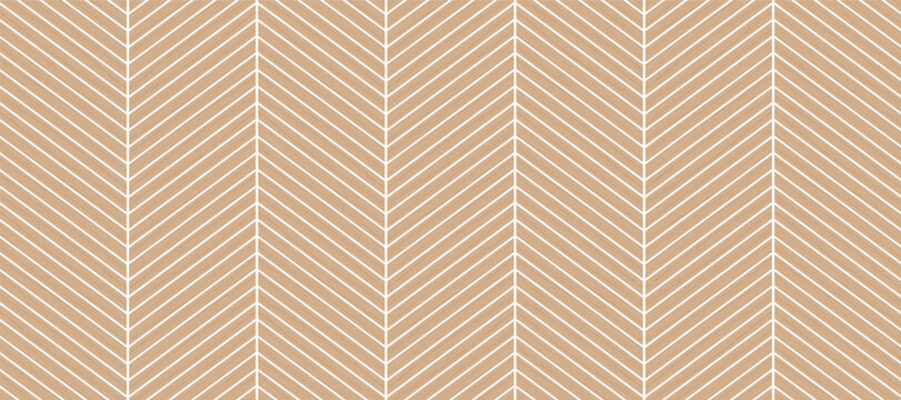 Seamless wood board pattern featuring light brown texture with white chevron lines