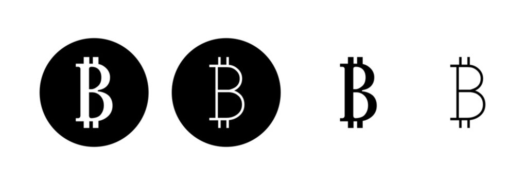 Bitcoin icon logo design. bitcoin sign and symbol. payment symbol. cryptocurrency logo