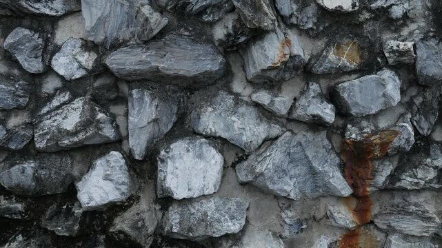 Crushed Rock Rubble Pile Abstract Texture Background Industrial Urban Construction Grunge Material