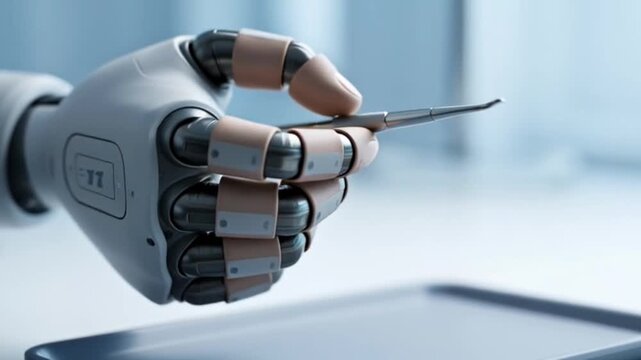 Robotic hand using medical equipment, Robotic surgery
