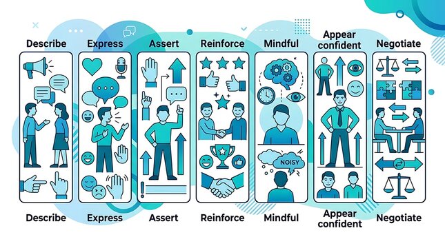 Interpersonal effectiveness and communication skills training diagram