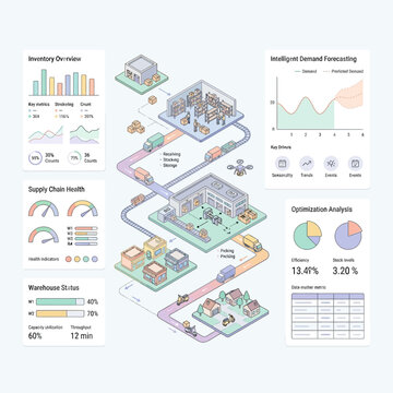 Visualizing modern logistics operations: Integrated supply chain management dashboard with data analytics
