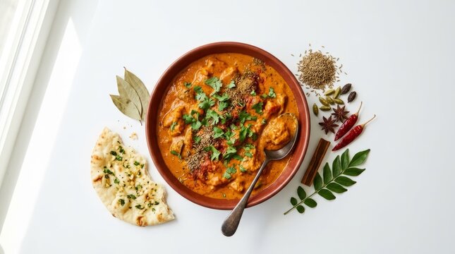 Traditional homemade vegetable stew served in terracotta bowl with garnish.