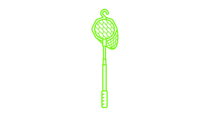 Collapsible Butterfly Net Outline Icon © love