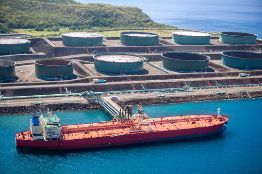Oil terminal on St Lucia