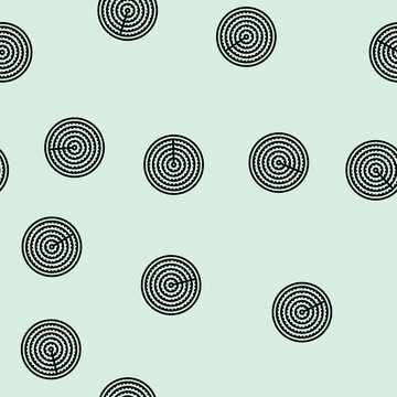 feng shui compass taoism vector line seamless pattern feng shui compass taoism sign illustration