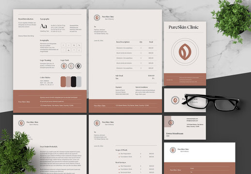 Brown And Black Spa Beauty Brand Guidelines