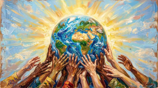 Hands Holding Earth