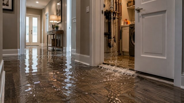 Domestic Water Leak and Home Flood Damage