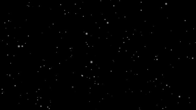 Night starry skies with twinkling stars motion background, Stars in sky, starry night blue starlight shine of milky way, 
 Galaxy space background camera flying through the galaxy and nebula. 