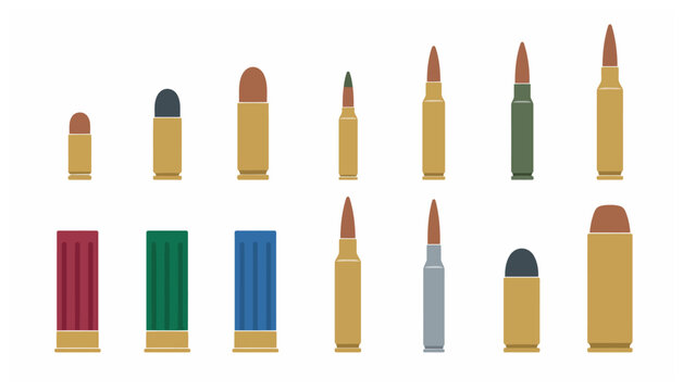 Assorted bullets and casings.
