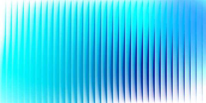 Vector ribbed glass texture background. Blue white grey green ribbed glass. Mesh gradient. acrylic ribbed bath surface. Reeded glass background semitransparent overlay.