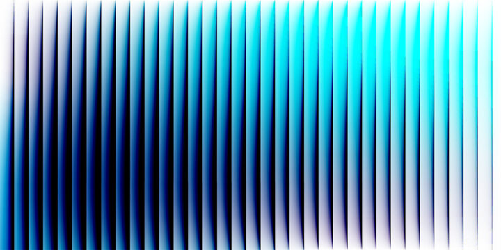 Vector ribbed glass texture background. Blue white grey green ribbed glass. Mesh gradient. acrylic ribbed bath surface. Reeded glass background semitransparent overlay.
