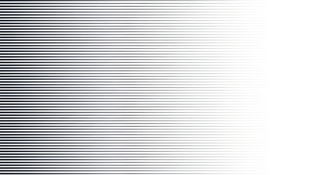 Horizontal lines create a gradient transition from dark gray on the left side to a solid white background on the right side of the frame.