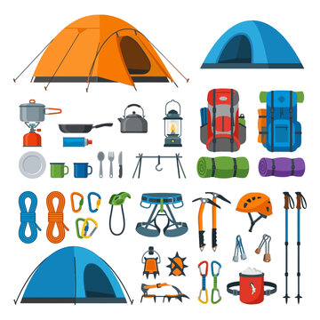 mountain basecamp element vector icon