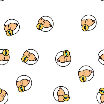 phimosis disease vector seamless pattern phimosis disease sign illustration