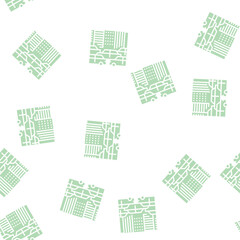 Fototapeta premium city traffic jam vector glyph seamless pattern city traffic jam sign illustration
