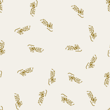 snowmobiling winter vector glyph seamless pattern snowmobiling winter sign illustration