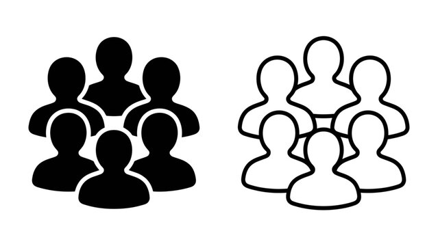 Group of people icons