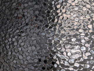 Naklejka premium Reflective Textured Privacy Glass Abstract Background