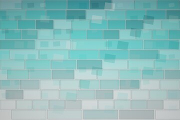 Blue mosaic tile seamless pattern background