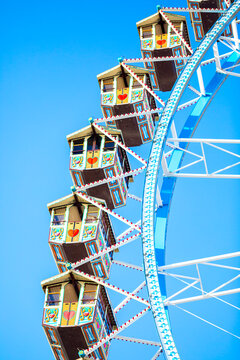Germany, Munich, ferris wheel at the Oktoberfest