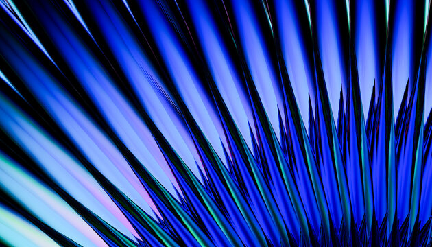 Abstract blue radial graphic pattern with dynamic energy